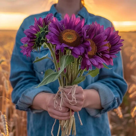 40pcs/bag Sunflower Seeds for Planting - Fast-Growing Garden Favorites