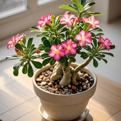 5pcs/bag Desert Rose Seeds - Heat-Tolerant Adenium for Arid Climates