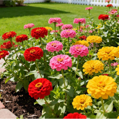Exotic Zinnia Seeds, Non-GMO Fragrant Flower Seeds for Indoor & Outdoor Planting