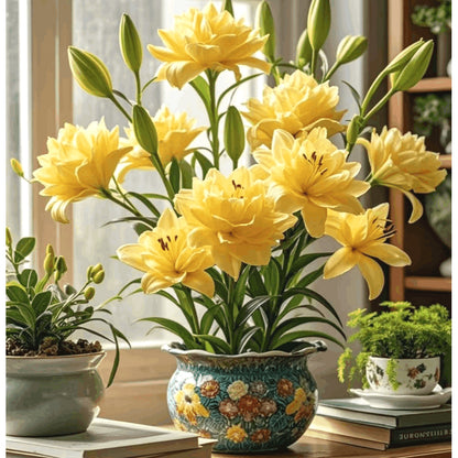 Non-GMO Lily Seeds, Fragrant Blooms for Garden, Patios & Flower Beds