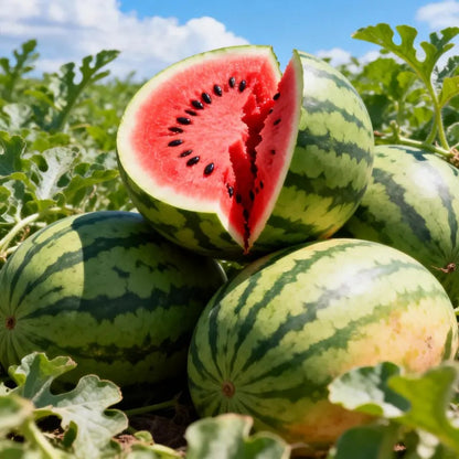 Easy-Grow Watermelon Seeds, Sweet Juicy Flesh for Home Garden
