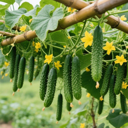 100pcs/bag Cucumber Seeds - Seedless English Varieties for Salads & Pickling