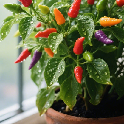 100pcs/bag Pepper Seeds Sweet Bell/Banana Types for Kitchen Herb Gardens