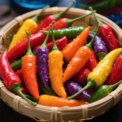 100pcs/bag Pepper Seeds Sweet Bell/Banana Types for Kitchen Herb Gardens