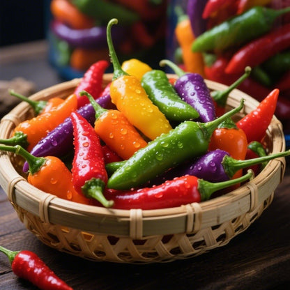 100pcs/bag Pepper Seeds Sweet Bell/Banana Types for Kitchen Herb Gardens